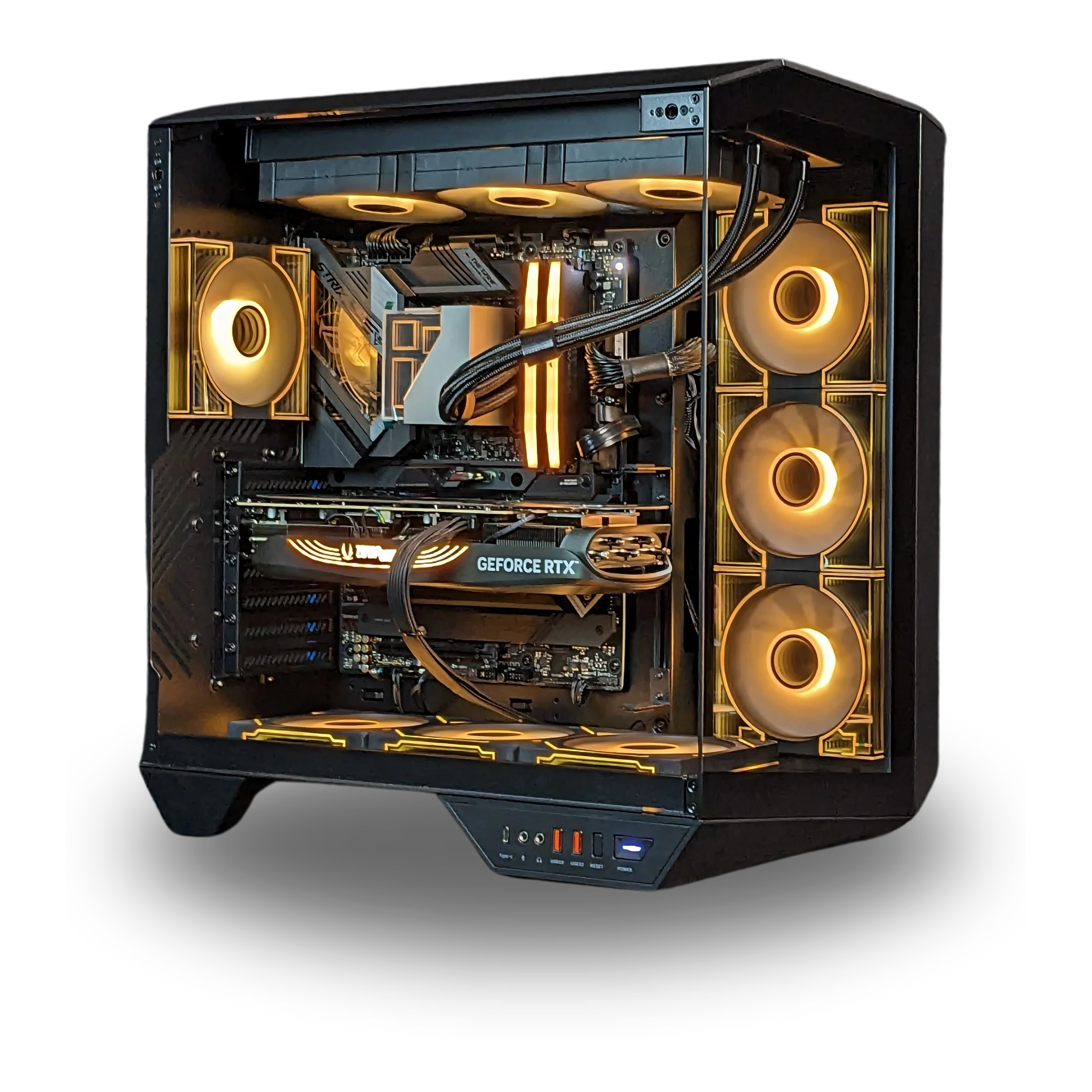 Wali's Tech custom gaming PC build 1, view 2