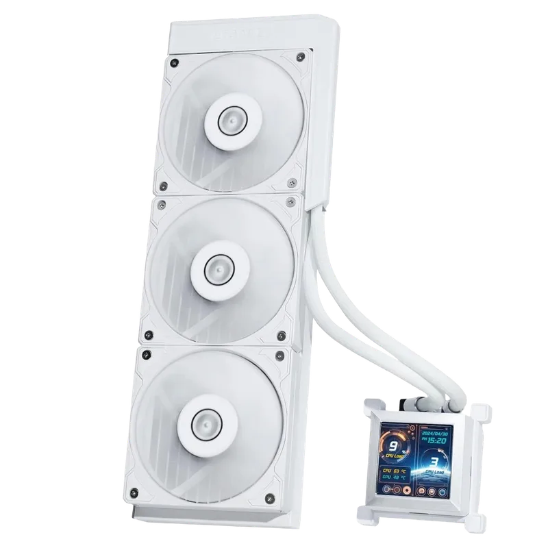 Lian Li Hydro Shift 360mm 2.88” IPS LCD AIO Cooler - White