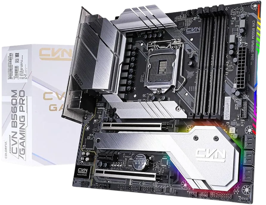 Colorful CVN B560M GAMING FROZEN V20 LGA1200 DDR4 Micro-ATX Motherboard