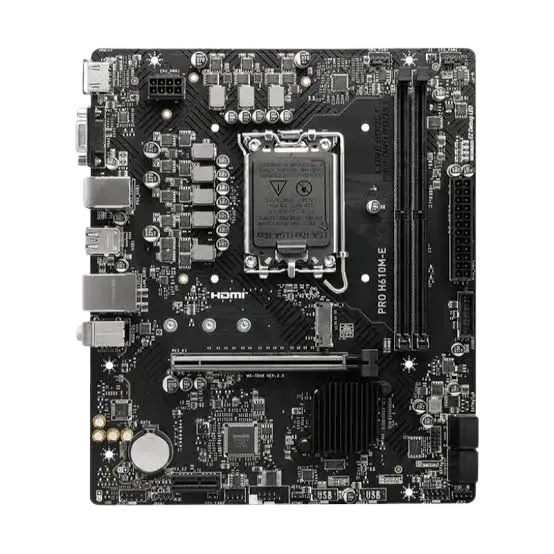 MSI PRO H610M-S LGA1700 DDR5 Micro-ATX Motherboard