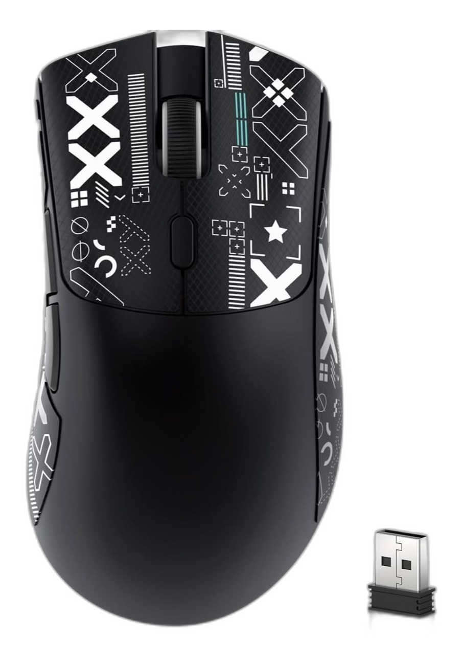 ATTACK SHARK G3 Pro Tri-Mode Wireless Gaming Mouse with RGB Charging Dock - Black