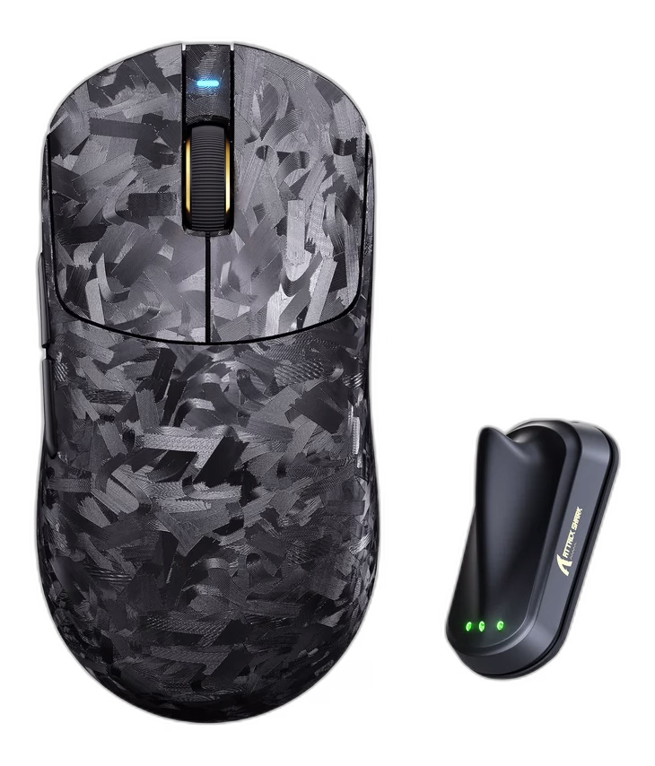 ATTACK SHARK X3 Pro Wireless Gaming Mouse with 4K Dongle - White