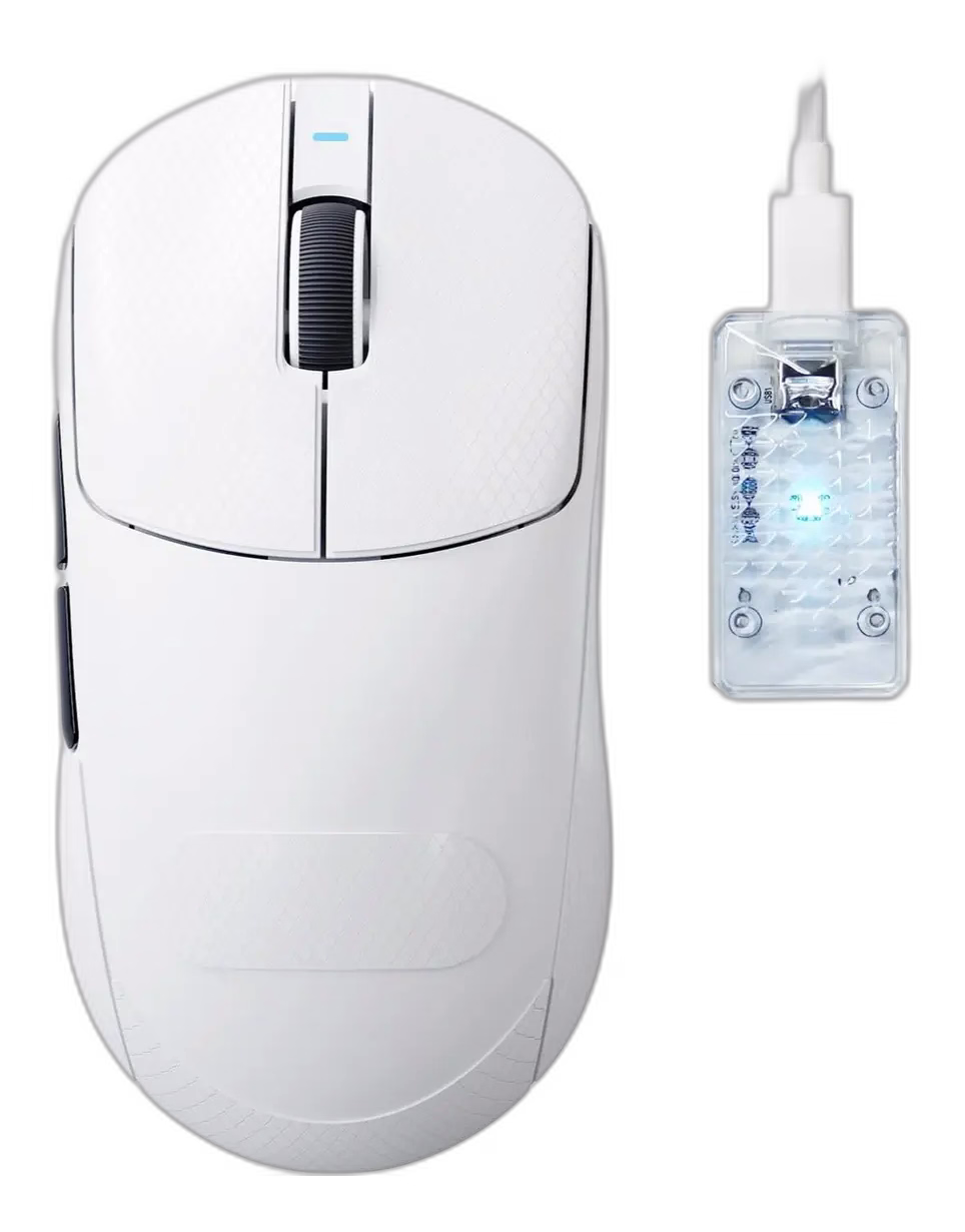 ATTACK SHARK RS3 Ultra 8K Carbon Fiber Wireless Gaming Mouse - Silver