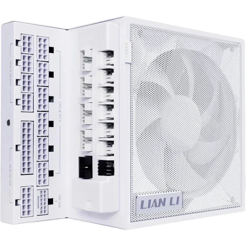 Lian Li Edge EG1000 1000W ATX 3.1 80+ Platinum Full Modular PSU - White