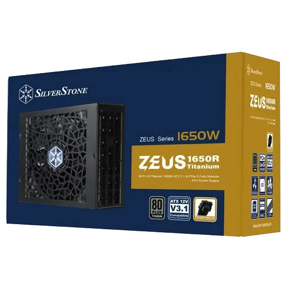 SilverStone Zeus 1650R 80 Plus Titanium 1650W ATX 3.1 PSU