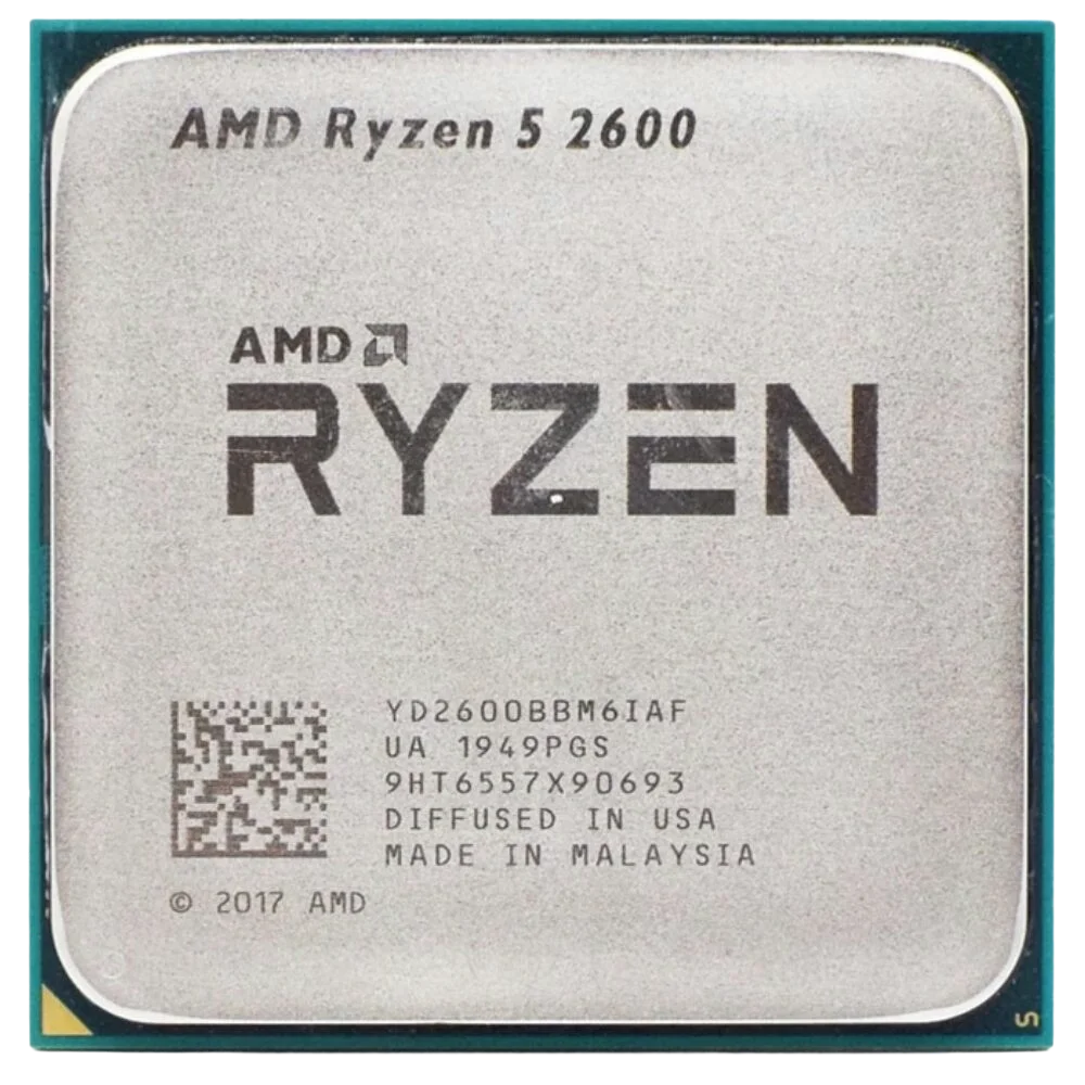 AMD Ryzen 5 2600 6 Cores 12 Threads AM4 Desktop Processor - Tray