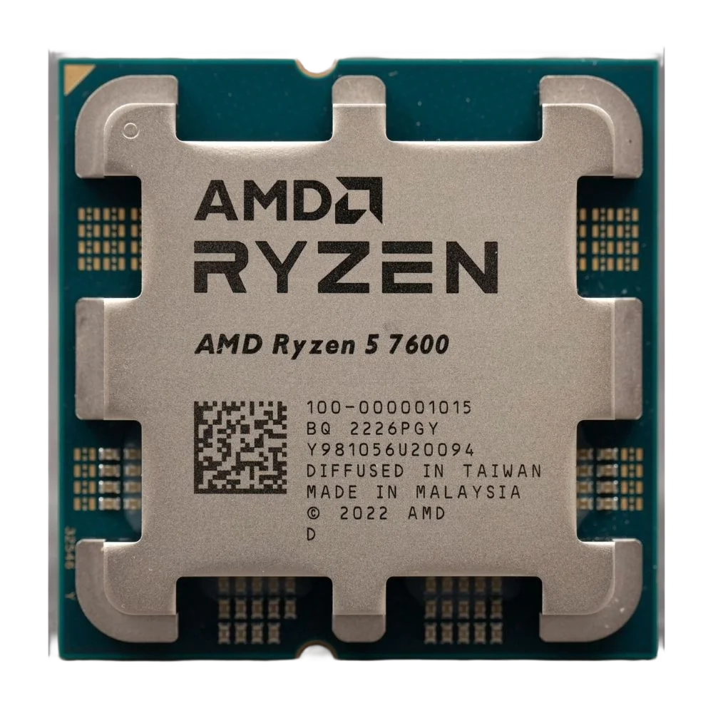 AMD Ryzen 5 7600 6 Cores 12 Threads AM5 Desktop Processor - Tray