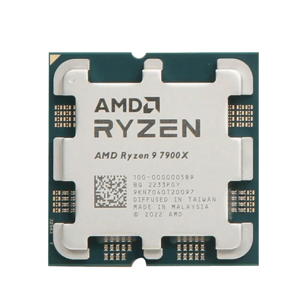 AMD Ryzen 9 7900X 12 Cores 24 Threads AM5 Desktop Processor - Tray