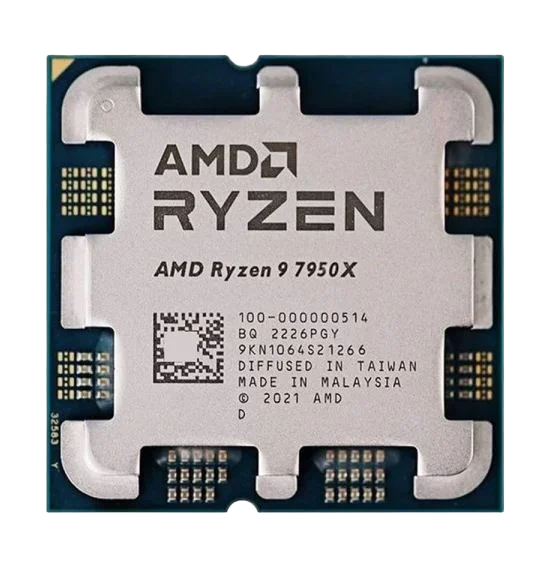 AMD Ryzen 9 7950X 16 Cores 32 Threads AM5 Desktop Processor - Tray